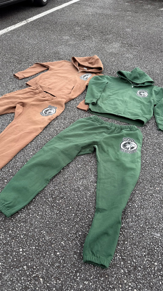 Comfy Distressed Jogger Sets