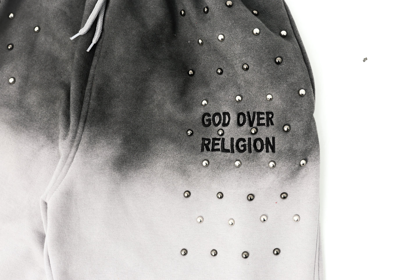 GOD OVER RELIGION “Studded" Sweats